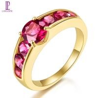 ราคา Lohaspie เครื่องประดับ2 13กะรัต925เงินสเตอร์ลิงจริงแท้แหวนโกเมน Rhodolite ธรรมชาติแหวนโกเมนชุบทองสีเหลืองสำหรับผู้หญิงเครื่องประดับแหวนแต่งงานแหวนหินลูกเกิด (19650337417)