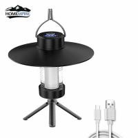 ราคา Homemire ตะเกียงตั้งแคมป์กลางแจ้งพร้อมขาตั้งสามขาตะเกียงตั้งแคมป์ไฟบ้านแขวนเต็นท์ LED หรี่แสงได้ตั้งแคมป์โคมไฟโคมไฟแบบแขวนไฟฉาย (17062094815)