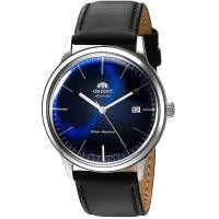 ราคา Orient 2nd Gen Bambino Version III Japanese Automatic Stainless Steel and Leather Dress Watch Blue (10883290670)