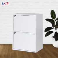 ราคา ชั้นวางของ ชั้นไม้ 2 ประตู Furniture ชั้นอเนกประสงค์ ชั้นวางของ 2 ช่อง ชั้นวางหนังสือ ชั้น วาง ของ ตู้ไม้ ตู้เก็บของ (17392405718)