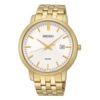 ราคา SEIKO Neo Classic นาฬิกาข้อมือผู้ชาย สีทอง สายสแตนเลส รุ่น SUR112P1 (378445433)