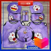 ราคา หุ้มเบาะรถยนต์ ลายโดเรมอนสีม่วง ผ้าปักลายอย่างดี เนื้อหนา ใส่แล้วสวย เข้ารูป (9883137493)