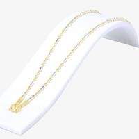 ราคา สร้อยคอทอง สร้อยคอ2กษัตริย์ น้ำหนัก2สลึง ความยาว24นิ้ว ลายไข่ปลาคู่ สร้อยคอไม่ลอก ไม่ดำ ชุบเศษทองเยาวราช ชุบทอง100 (18657737370)