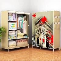 ราคา ตู้เสื้อผ้า ตู้เอนกประสงค์ มีหลายๆรูปแบบให้เลือก สีเขียว สีชมพู และสีม่วง พร้อมช่องเก็บของ รูดซิปปิดได้ ผ้าคลุมกันน้ำกันฝุ่น (18379490799)