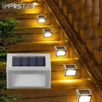 ราคา 6LED พลังงานแสงอาทิตย์บันไดไฟโคมไฟติดผนังแสงไฟโซลาร์ IP65กันน้ำกลางแจ้งแสงสำหรับดาดฟ้า Garden Yard (7182110370)