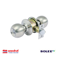 ราคา SOLEX ลูกบิด ลูกบิดประตูห้องทั่วไป ลูกบิดประตู รุ่น 5500 สีสแตนเลส สีรมดำ สีทองแดงรมดำ (19098805253)