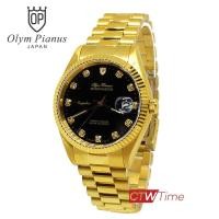 ราคา O P Olym Pianus นาฬิกาข้อมือผู้ชาย Sportmaster สายสแตนเลสแท้ รุ่น 89322G 658 สีทอง หน้าดำ (2648698986)