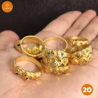 ราคา ประกัน 1 ปี แหวนทอง 2 สลึง แหวนทองไมครอนแแท้ เทียบทองจริง 100 แหวน 2สลึง แหวน แหวนทอง แหวนทองครึ่งสลึง แหวนเกลี้ยง ทองโคลนนิ่ง (9403001110)