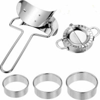 ราคา Hodepart COD แม่พิมพ์ทำเกี๊ยว สแตนเลส 304 เครื่องทำเกี๊ยว ที่ห่อเกี๊ยว ห่อแป้ง DIY สำหรับห่อแป้งทำเกี๊ยว ที่ทำเกี๊ยวซ่า (19606718746)