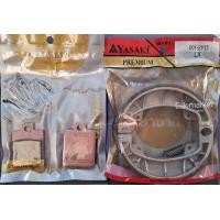 ราคา ผ้าเบรค หน้า หลัง VESPA เวสป้า S LX 125 150 i get ABS ยาซากิ (20376372355)