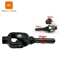 ราคา MAKRO Online เพลาเกียร์ฝาก เพลาขับ 20mm ยอยต่อเกียร์ฝากสามล้อ ยอยเกียร์ฝากรถสามล้อจีนแบบใช้เพลาท้ายพร้อมลูกปืน (13790999101)