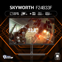 ราคา SKYWORTH MONITOR จอคอมพิวเตอร์ F24B33F 23 8 IPS 1920x1080 Full HD 100Hz for Gaming รับประกันเป็น 3 3 5 (19581693618)