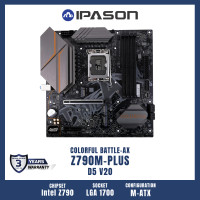 ราคา COLORFUL MAINBOARD เมนบอร์ด BATTLE AX Z790M PLUS D5 V20 รับประกัน 3 ปี โดย Devas IPASON (16831035240)