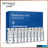 ราคา 10ขวด1ชุด BIOAQUA Hyaluronic Acid เซรั่มไฮยาลูรอนผสมวิตามิน บำรุงผิวเปล่งประกาย Serum HA (14457448922)