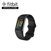 ราคา Fitbit Charge 5 Charge 4 Smartwatch Fitness Activity Tracker สายรัดข้อมือวัดชีพจร GPS ออกกำลังกาย Graphite (19750930478)