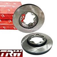 ราคา TRW จานเบรค หน้า รถตู้ D4D คอมมูเตอร์ DF7317S 1กล่อง 1ข้าง (3736050170)