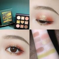 ราคา อายแชโดว์ Novo No 5343 พาเลททาตา 9 ช่อง เนื้อแมท ชิมเมอร์ novo soft eye palette eyeshadow (17334859042)