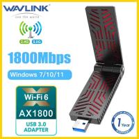 ราคา Wavlink AX1800 USB WiFi 6 ADAPTER dongle USB 3 0 Dual Band HIGH GAIN ANTENNA 2 4GHz 600Mbps 5GHz 1200Mbps SIGNAL Amplifier Mini Travel Size 802 11ax Adapter สำหรับ Windows 11 10 7 (13593820253)
