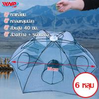 ราคา ที่ดักปลา ดักกุ้ง มุ้งดักปลา 4ช่อง 6 ช่อง 8 ช่อง ตาข่ายดักปลา กระชังปลา ดักจับกุ้งปลา พับเก็บได้ ดักกุ้งฝอย ที่ดักกุ้ง (10267428287)