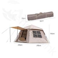 ราคา Camp Adventure พร้อมส่ง เต็นท์ ขนาด 3 4คน 2ประตู 2หน้าต่าง เต็นท์นอน เต้นท์กลางแจ้ง เต็นท์สนามเดินป่า ขนาด 2 1x2 1 เมตร (16376303116)