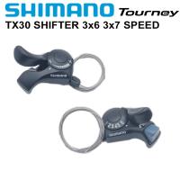ราคา Shimano Tourney SL TX30 Shifter 6 7speed MTB Bicycle Shift Lever Speed TX30 Mountain Bike shifters Inner Gear Cable Included (5214604945)