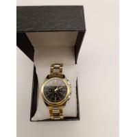 ราคา นาฬิกา สายสีทอง หน้าปัดสีดำ อะนาล็อก (20531185303)