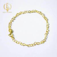 ราคา Keen jewelry สร้อยข้อมือทองแท้ สร้อยข้อมือผู้หญิง สร้อยข้อมือ 9K ของแท้ สร้อยข้อมือ 9K อิตาลี ลายหัวใจรอบแขน สีทอง มีใบรับประกันจากทางร้าน (20642249539)