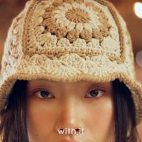 ราคา with it store HTW0153 หมวกไหมพรมถักโครเชต์ ซันเซต (18499927874)