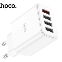 ราคา ที่ชาร์จ หัวชาร์จไว3 0 18W Hoco รุ่น C102A หัวชาร์จมี 4 พอร์ตให้ชาร์จ ชาร์จได้หลายเครื่องพร้อมกัน (19196059942)