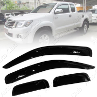 ราคา กันสาดวีโก้แคป Toyota Hilux VIGO CAB รุ่นแคป คิ้วกันสาด กันสาด สีดำเข้ม รุ่น 4ประตู โตโยต้า รีโว่ (20515099713)