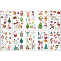 ราคา CHRISTMAS TATTOO แทททูสติ๊กเกอร์ 1 ชุดได้ 10 แผ่น ลาย คริสต์มาส น่ารัก แทททู สติ๊กเกอร์ แทททูมินิมอล tattoo sticker แทททูรอยสัก สินค้า พร้อมส่งในไทย (16545096848)
