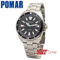 ราคา Pomar นาฬิกาข้อมือผู้ชาย สายสแตนเลส รุ่น PM73551SS0454 สีเงินหน้าปัดดำ ขอบดำเทา (14377400786)