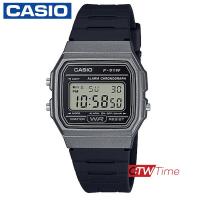 ราคา Casio Standard นาฬิกาข้อมือผู้ชาย ผู้หญิง สายเรซิ่น รุ่น F 91WM 1BDF ดำ เทา (2106032130)