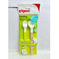 ราคา Pigeon พีเจ้น ชุดช้อนป้อนอาหาร ชนิดนิ่มพิเศษ สำหรับเริ่มฝึกป้อน 6 เดือนขึ้นไป (16420104225)