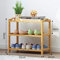 ราคา ชั้นวางรองเท้า ชั้นวางของ ชั้นวางไม้ ชั้นวาง หลายชั้น กันฝุ่น ชั้นเก็บ หลายชั้นชั้นวางรองเท้าประกอบกันฝุ่นชั้นวางรองเท้า Bamboo shoe rack (1125774709)