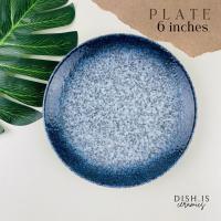 ราคา Blue marble set ชุดเข้าเซ็ท จานชาม สีน้ำเงินลายหินอ่อนจุด จานญี่ปุ่น ชามญี่ปุ่น (20557371526)