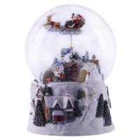ราคา Musical Snow Globe Snow Globes Glitter Water Globe Santa Claus Decoration Musical Snow Globes Decor Plays We Wish You a Merry Christmas astounding (19795694591)