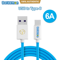 ราคา ของแท้100 Doraemon PD พอร์ตชาร์จคู่ Type C To Lightning 20W สายชาร์จ Fast ชาร์จ USB Type C 6A สายสำหรับ iPhone Android Smartphone Samsung Huawei OPPO VIVO Xiaomi (19456491361)