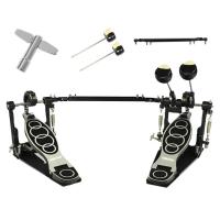 ราคา สนับสนุนเงินสดในการชำระเงิน ส่งเร็วจากกทม กระเดื่องคู่ Overdrive โซ่คู่ ก้านกระเดื่องสักหลาดอย่างดี สองด้าน กระเดื่องคู่ กระเดื่องกลอง กลองชุด กระเดื่องคู่กลอง Double Drum Pedal (20518209621)