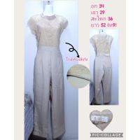 ราคา MLT แฟชั่น จั๊มกางเกงขายาว งานป้าย งานแฟชั่น งานมือสอง ใหม่เทียบมือ 1 (20780737339)