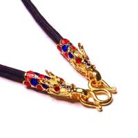 ราคา สร้อยพระ สร้อยเชือก หัวมังกร ขนาด 22 28นิ้ว แขวนพระ3องค์ (16140160138)