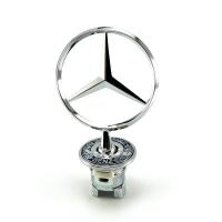 ราคา สำหรับMercedes Benz Star Hoodโลโก้ตรารถยนต์3DเงินW124 W126 W140 W210 W221 (4367426214)