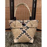 ราคา กระเป๋าสานกระจูด สานสลับสี แน่นหนา ลายสานละเอียด ก้นหนา มีหลายขนาดให้เลือก (12599514140)