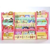 ราคา ชั้นวางหนังสือเด็ก ชั้นวางหนังสือ พร้อมชั้นเก็บของเล่นชุดใหญ่ 2ด้าน ซื้อ1ได้ถึง3 (11678358460)