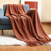ราคา 127x17 0ซม 130x220cm ผ้าห่มถักนิตติ้งฤดูหนาว Thicken Chunky ผ้าคลุมโซฟาสำหรับโซฟาเตียงนอนสีเทา Morandi สีฟ้า สีแดงเครื่องปรับอากาศลายสก๊อตผ้าห่มขนแกะตกแต่งบ้านโรงแรม (7608163851)