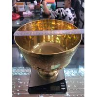 ราคา ขันพานเรียบทองเหลืองแท้ งานเครื่องถมเมืองนคร ขันตักบาตร ตั้งแต่ขนาด 5 นิ้ว ขันพานเรียบทองเหลืองเป็นชุดขันตักบาตร แบบเรียบ (19983196864)