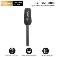 ราคา BOYA BY PVM3000ไมโครโฟนมือโปร Supercardioid เครื่องควบแน่น Electret อลูมิเนียม Mic สำหรับวิดิโอสัมภาษณ์ Broadcast Filmmking กล้องวิดีโอเครื่องบันทึกเสียงกล้อง DSLR (8182994300)