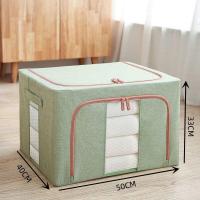 ราคา กล่องเก็บผ้า กล่องใส่ของ กล่องใส่เสื้อผ้า กล่องเก็บของพับได้ กล่องเก็บผ้าลินิน กล่องใส่ผ้าพับ กล่องอเนกประสงค์ (19909491199)