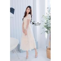 ราคา JISOO 1907 พร้อมส่ง dress S 2XL เดรส เดรสยาว เดรสสีขาว เดรสสีเหลือง เดรสสีชมพู เดรสสาวอวบ ชุดสาวอวบ เดรสออกงาน ชุดออกงาน ชุดใส่ไปงานแต่ง กไม้ฉลุฟีลแบบผ้าฝ้ายสายหวานน่ารักๆ ลุคคุณหนู งานป้าย Caviar Cod