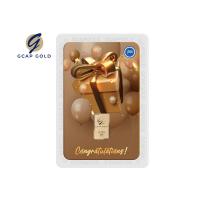 ราคา GCAP GOLD ทองคำแท่ง ครึ่งสลึง ทองคำ 96 50 จัดส่งฟรี แผ่นทอง การ์ดทอง ทองแท้ (19484180247)